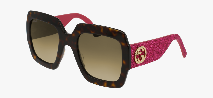 Gucci Sunglasses Pink Glitter, HD Png Download, Free Download