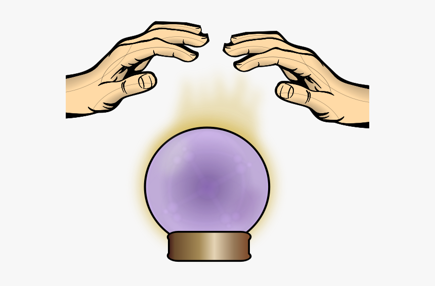 Crystal Ball With Hands - Hands Vector, HD Png Download, Free Download