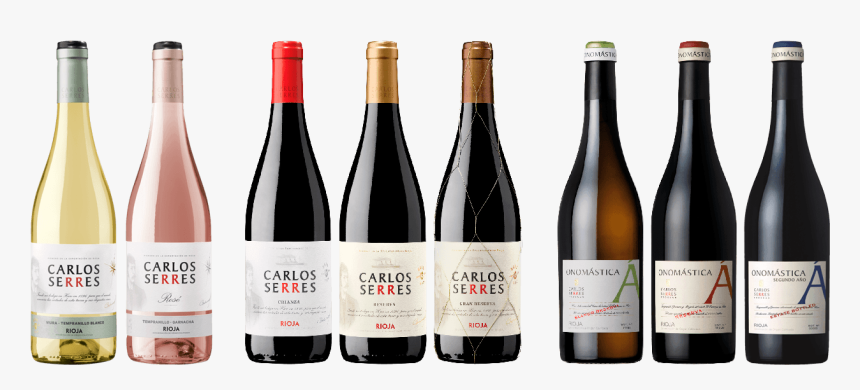 Full Serie Carlos Serres Bottles - Carlos Serres Rioja Blanco Reserva Onomastica, HD Png Download, Free Download