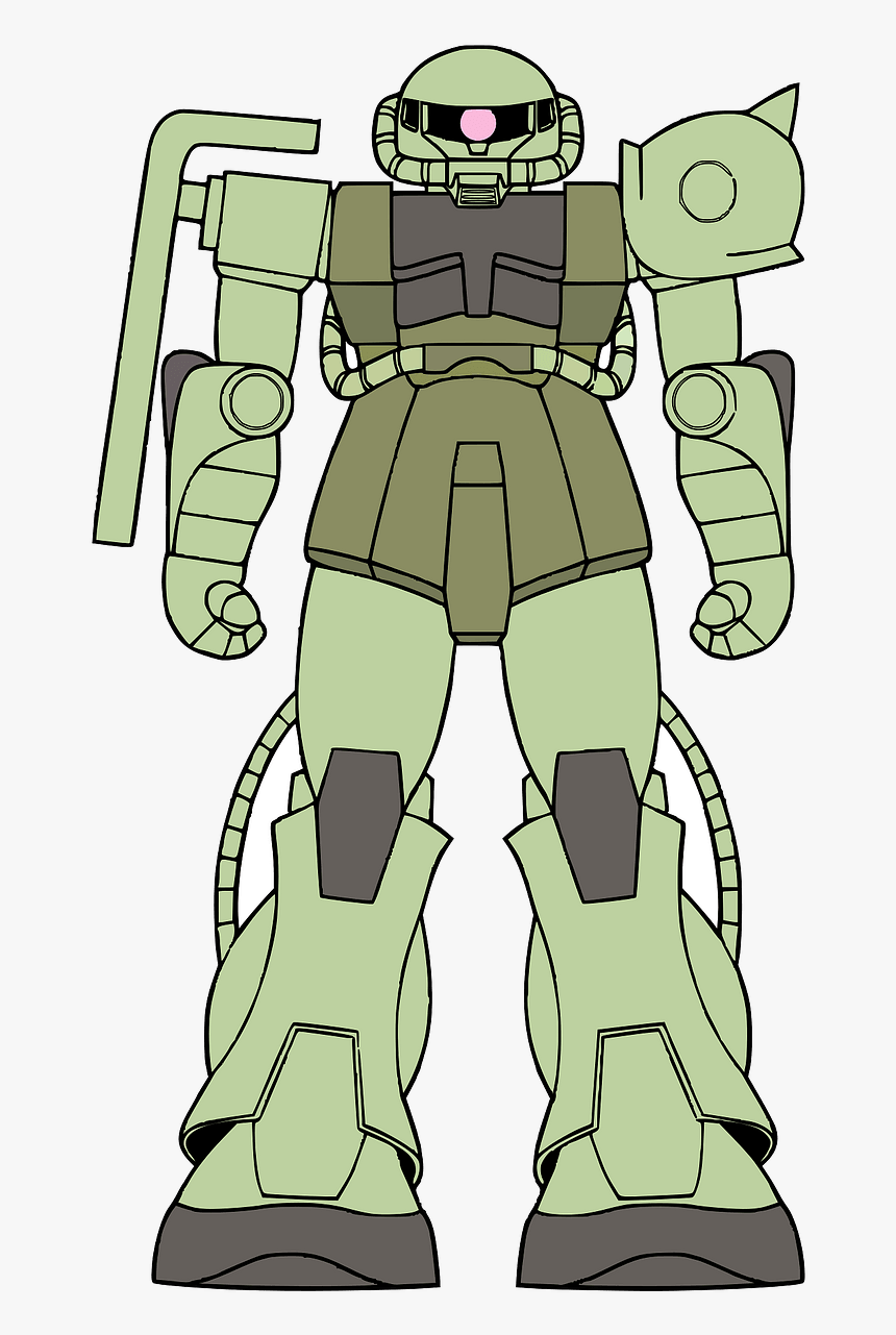 Gundam Cartoon Sd Zaku, HD Png Download, Free Download