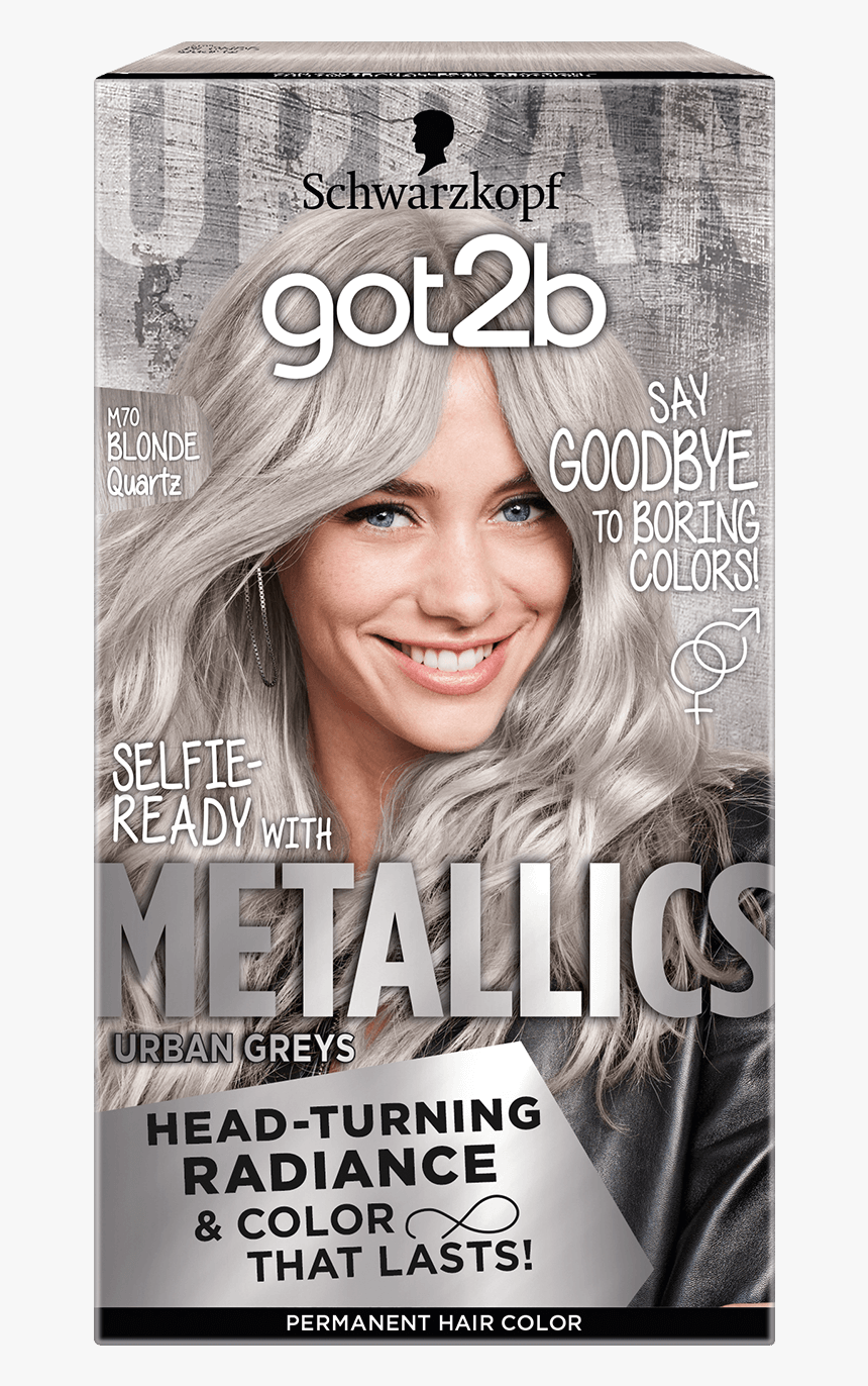 Beauty Lifestyle Wiki - Schwarzkopf Got2b Metallic Silver, HD Png Download, Free Download