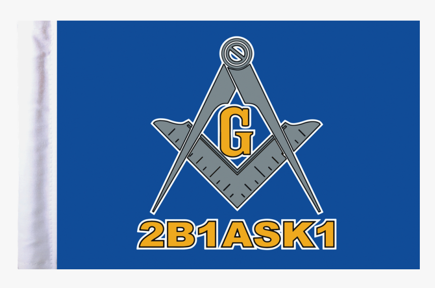 Masonic Motorcycle Flag - Freemasonry, HD Png Download, Free Download