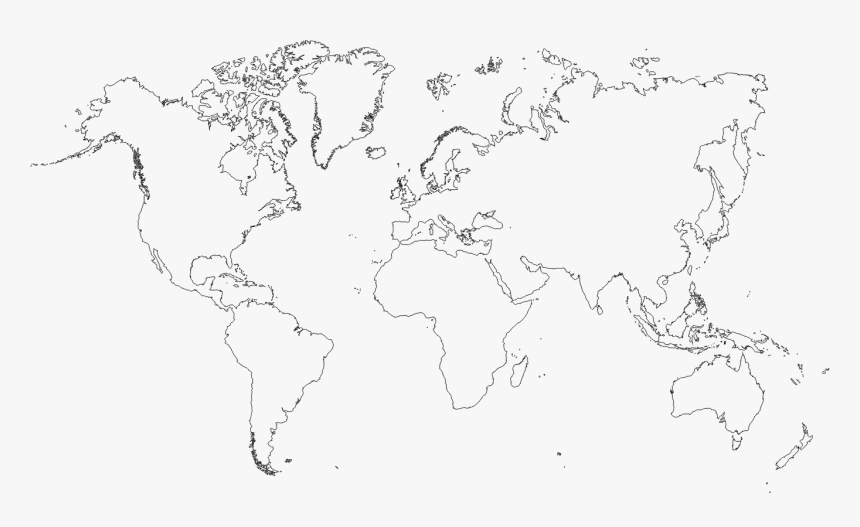 Blank World Map Large, HD Png Download, Free Download