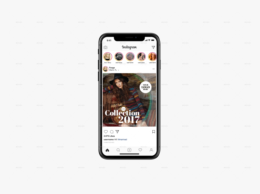 Instagram On Mobile Png, Transparent Png, Free Download