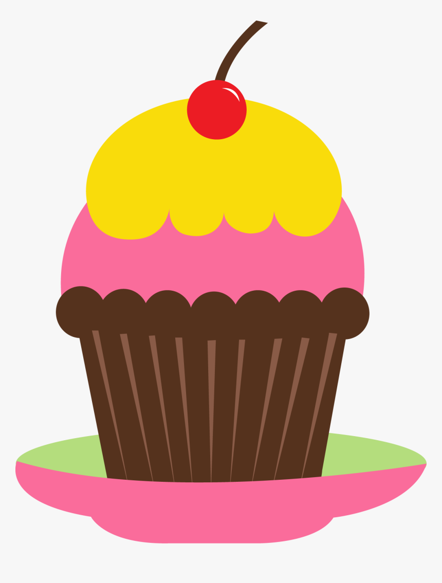 Happy Birthday Cupcake Clip Art - Cupcake, HD Png Download, Free Download