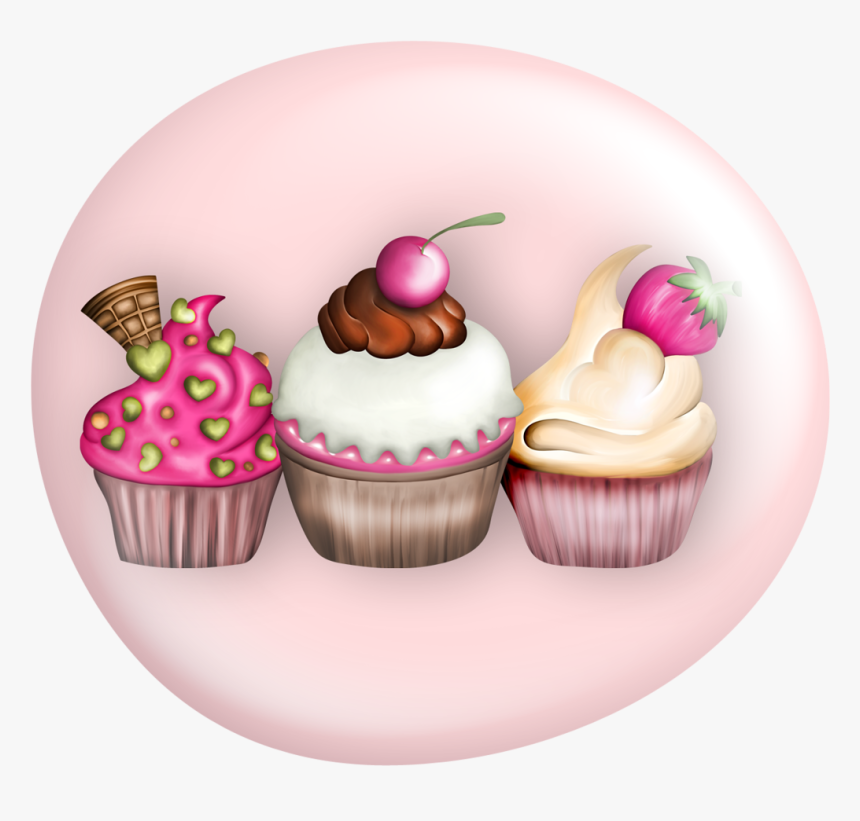 Cupcake Clipart Four - Cupcakes Clipart, HD Png Download, Free Download