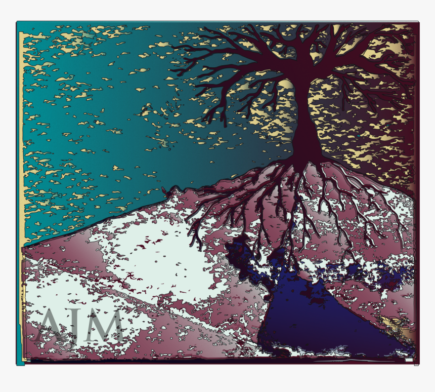 Tree Engulfing Hill
illustrator - Visual Arts, HD Png Download, Free Download