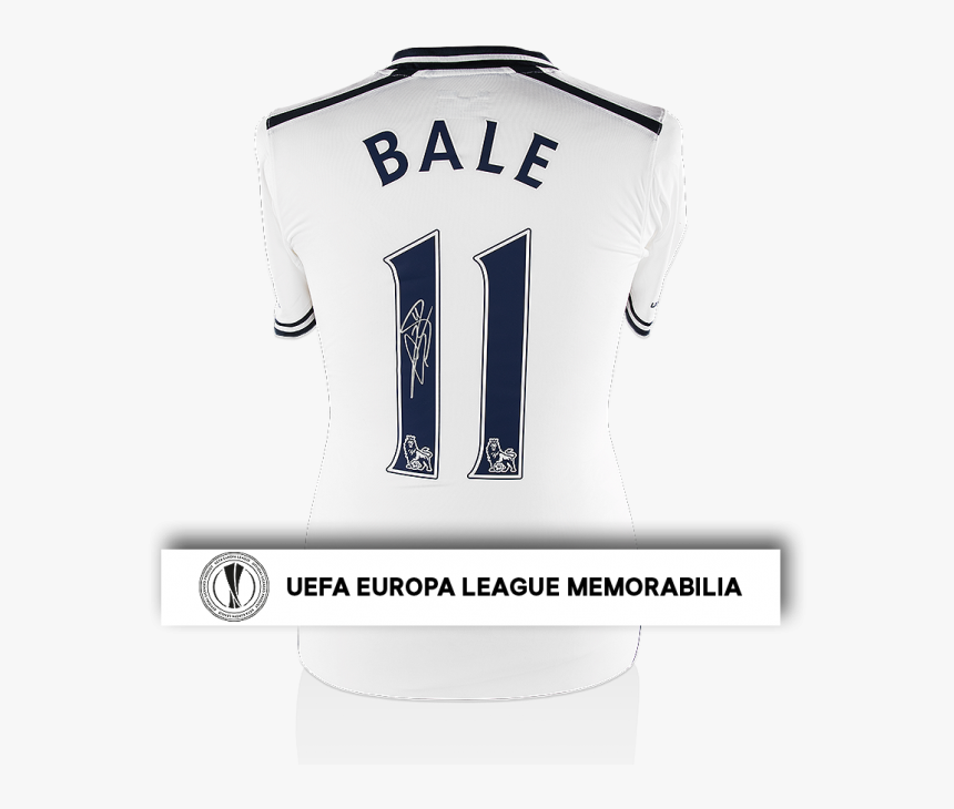 Gareth Bale Official Uefa Europa League Signed Tottenham - Sports Jersey, HD Png Download, Free Download