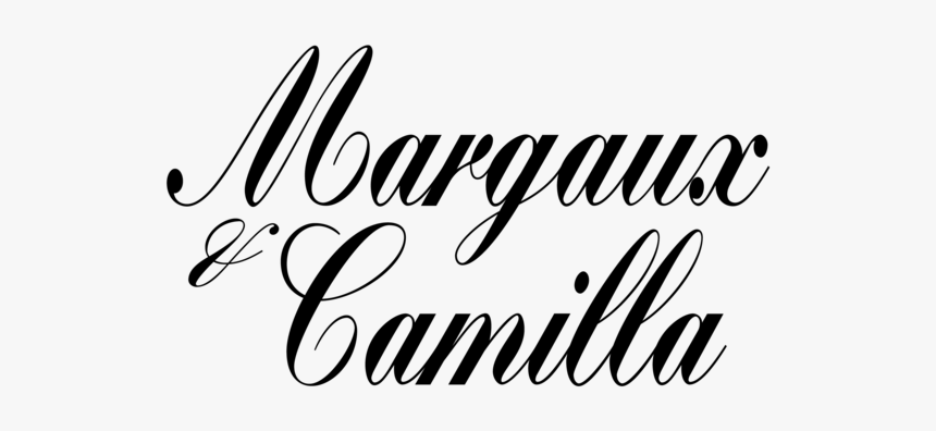 Margaux & Camilla Logo Full-01 - Calligraphy, HD Png Download, Free Download