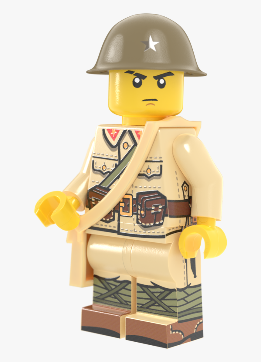 Wwii Japanese Soldier V2 - Ww2 Lego Japanese, HD Png Download, Free Download