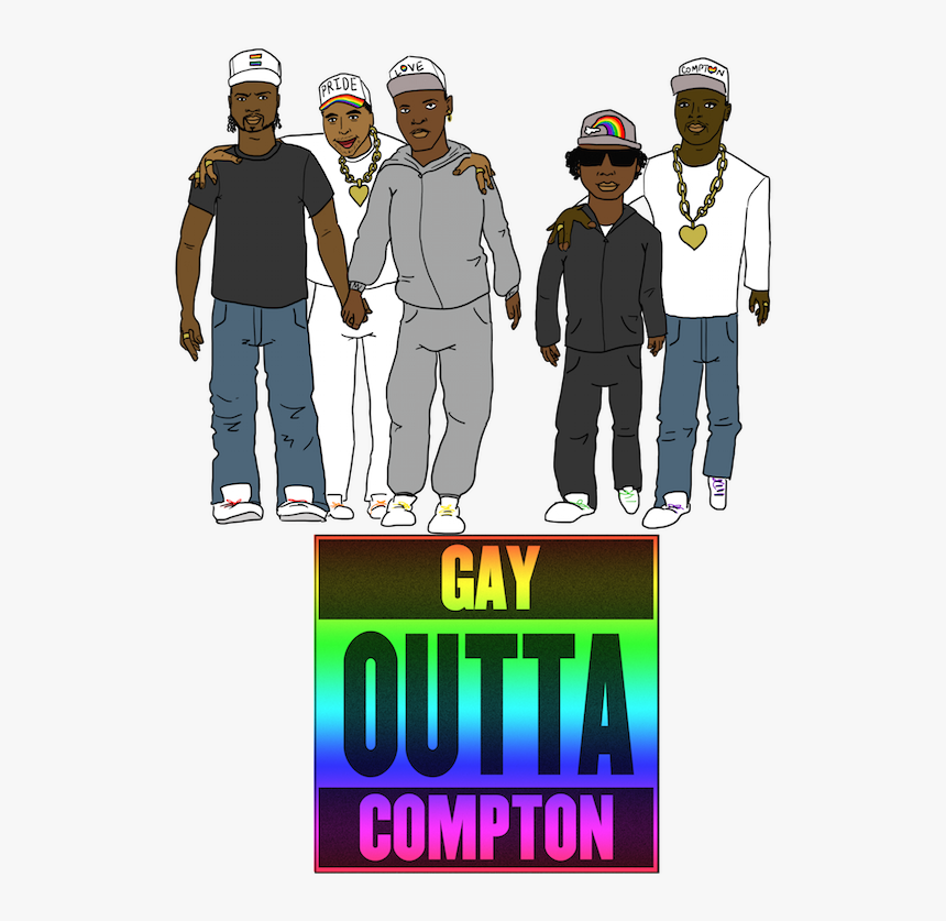 Gay Outta Compton - Cartoon, HD Png Download, Free Download
