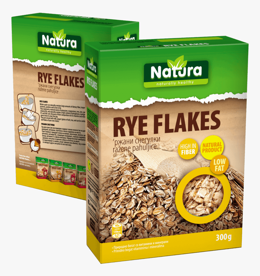 Natura Muesli, Cranberry - Rye Flakes, HD Png Download, Free Download