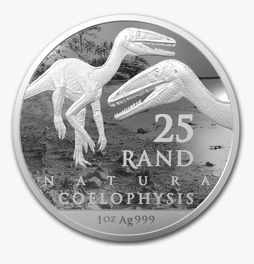 2020 1 Oz South Africa Natura Dinosaur Coelophysis - New South African R25 Coin, HD Png Download, Free Download