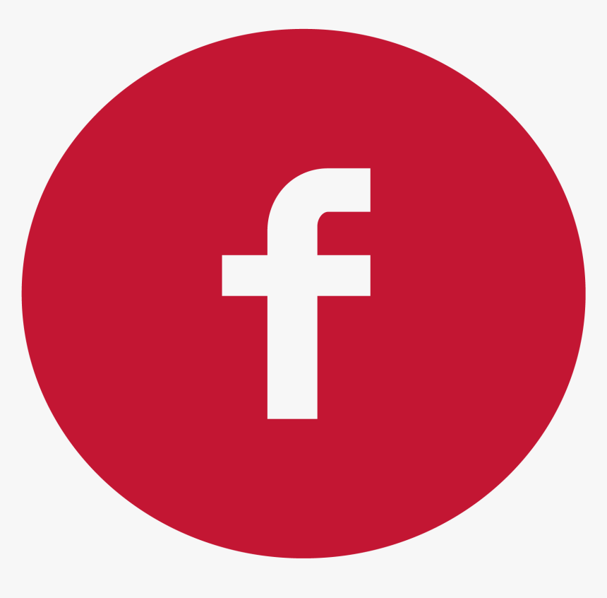 Share On Facebook - Facebook Logo In Red, HD Png Download, Free Download