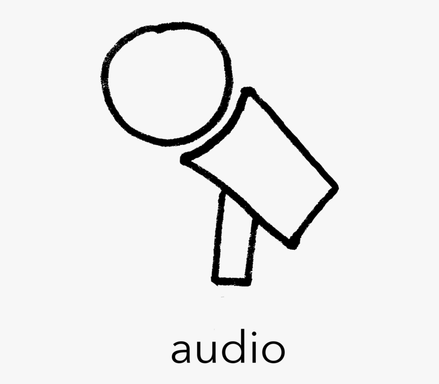 Audio - Line Art, HD Png Download, Free Download