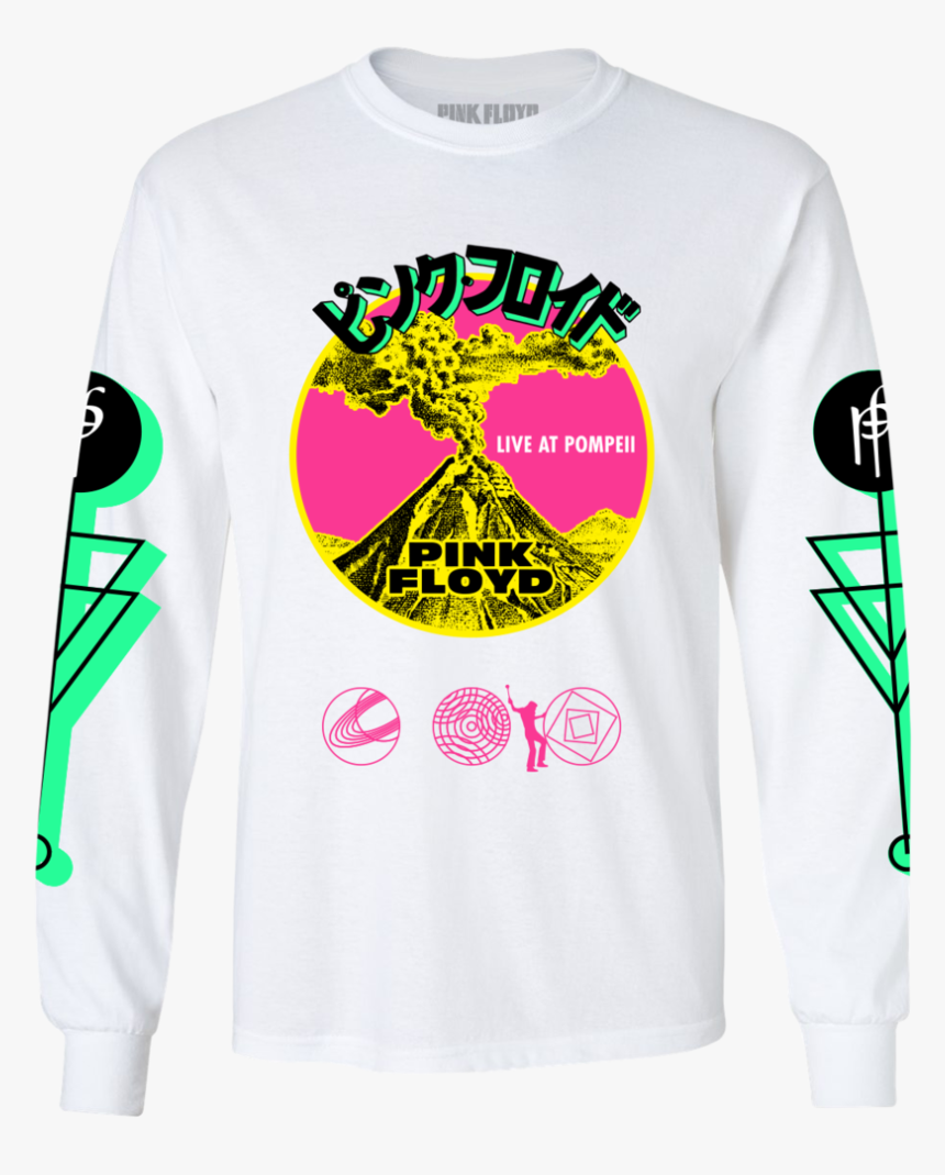 Live At Pompeii Long Sleeve Tee By Vapor95 - Long-sleeved T-shirt, HD Png Download, Free Download