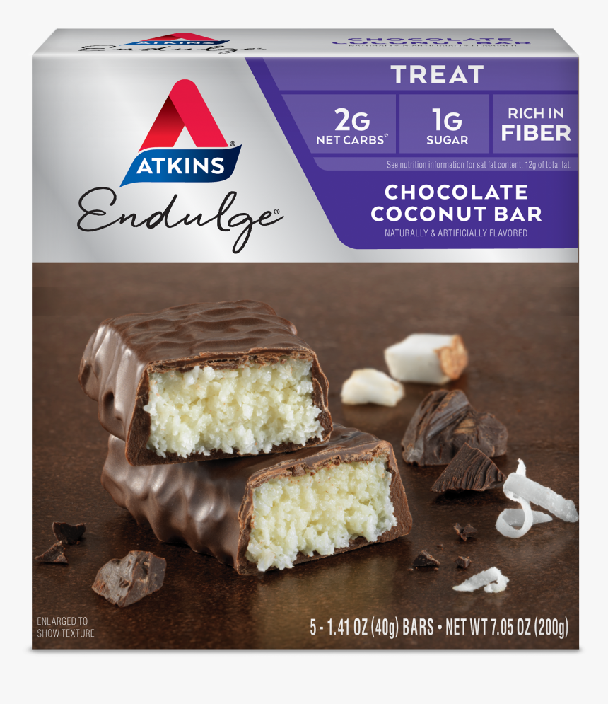 Atkins Chocolate Coconut Bar, HD Png Download, Free Download