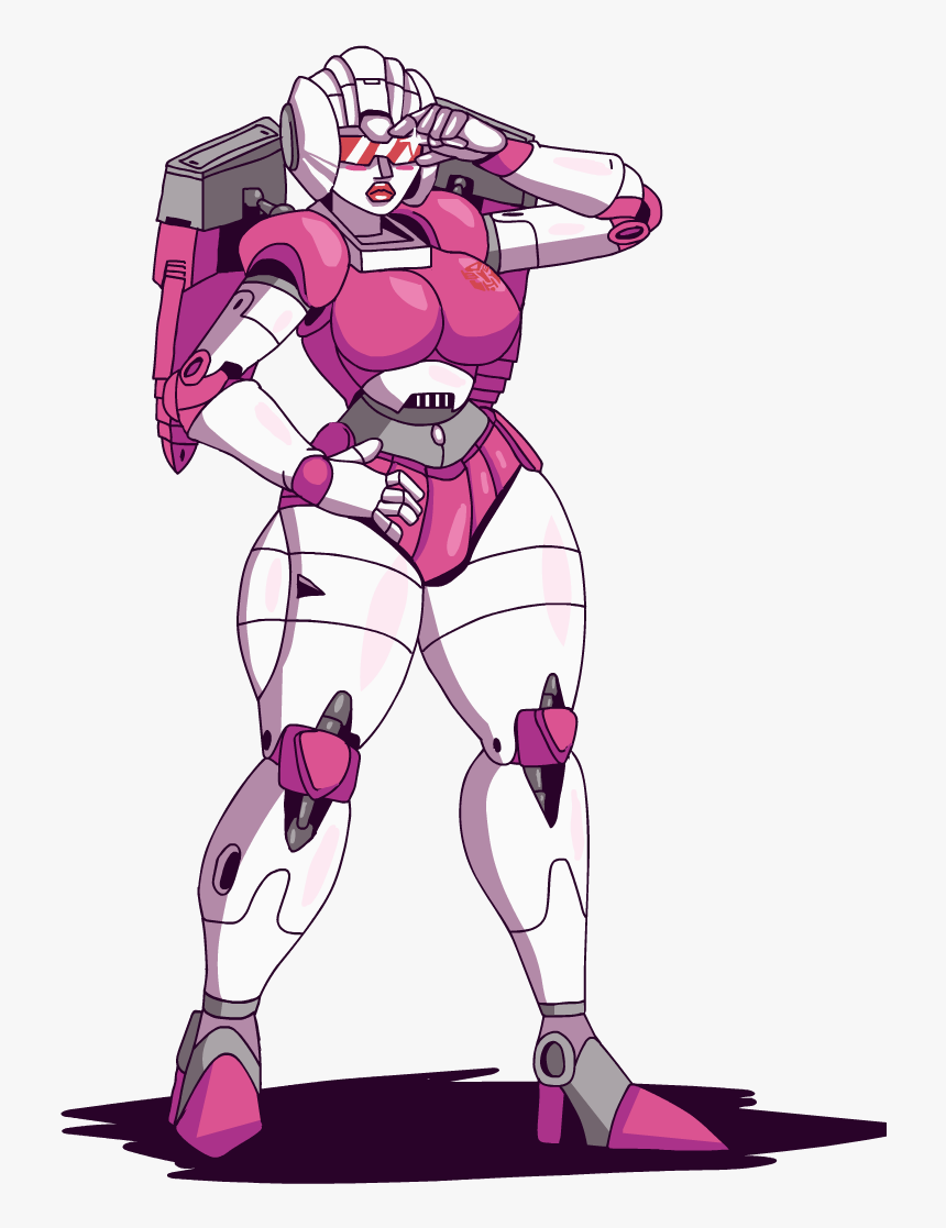 0 Fictional Character - Transformers Arcee Digital Know Your Meme, HD Png Download, Free Download