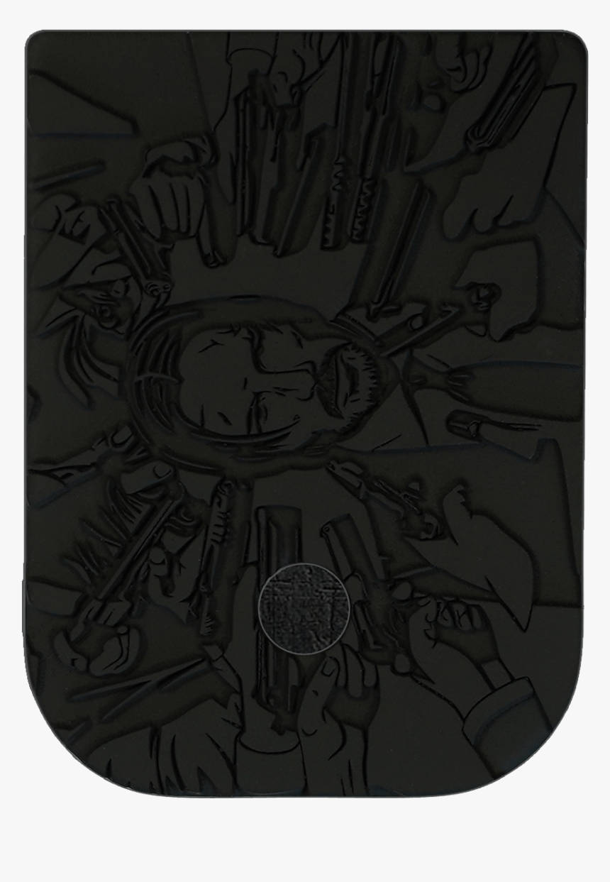 John Wick Stainless Steel Blackout Finish Mag Plate - Sketch, HD Png Download, Free Download