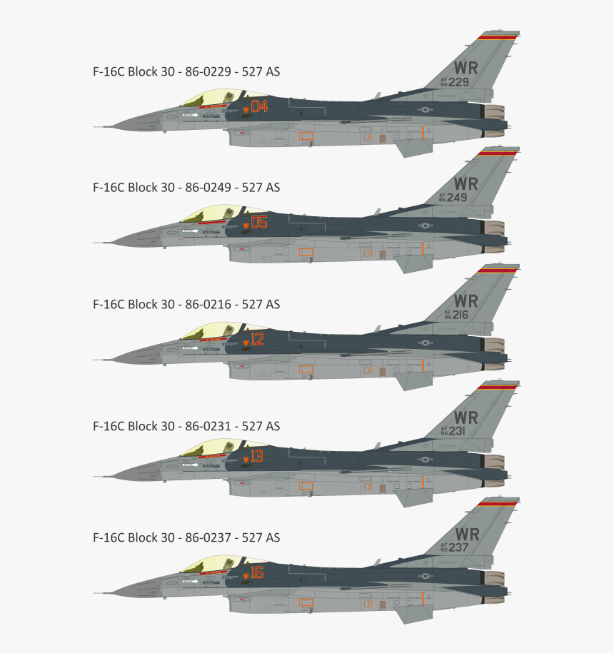 F-16 - 527 As F 16, HD Png Download, Free Download