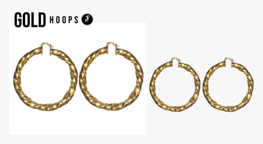 Shop 16-karat Gold Hoops - Body Jewelry, HD Png Download, Free Download