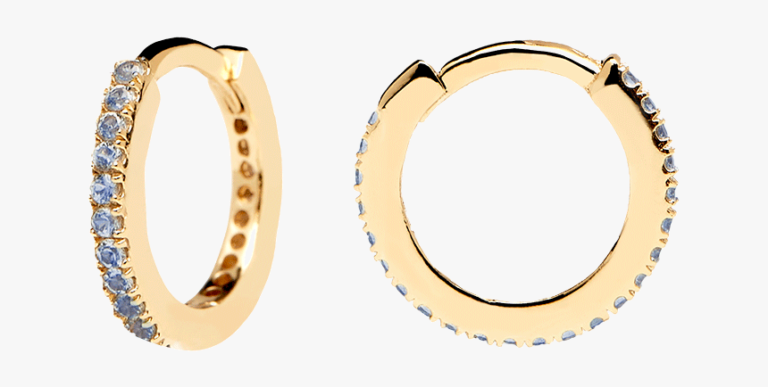 Celeste Mini Hoops Gold - Earrings, HD Png Download, Free Download