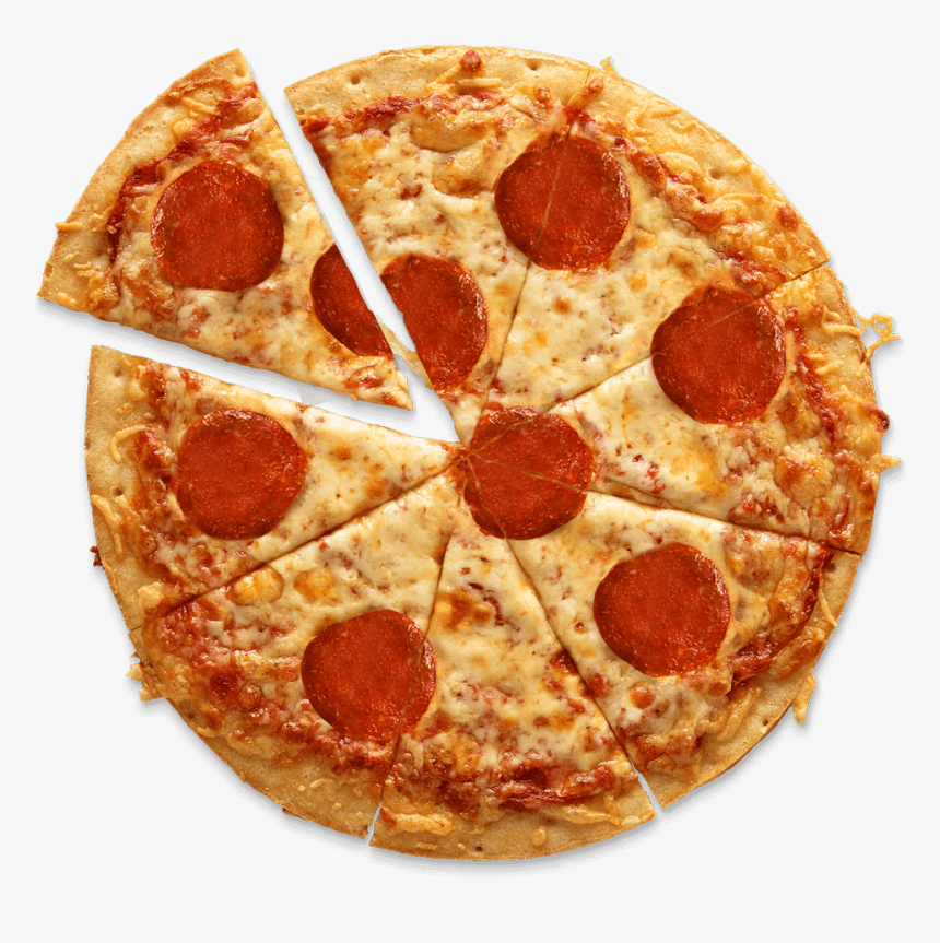 Aerial View Of A Cauliflower-crust Pepperoni Pizza - Transparent Cheese Pizza Png, Png Download, Free Download