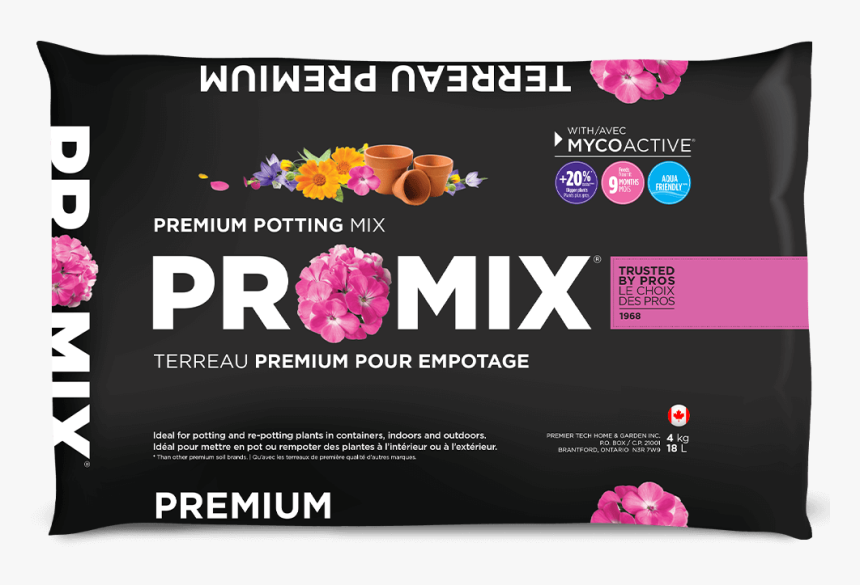 Pro-mix Potting Mix 18 L - Pro Mix Premium Potting Mix, HD Png Download, Free Download