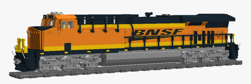 Bnsf Locomotive Lego Bnsf Train Instructions , Png - Bnsf Lego Train Moc Instructions, Transparent Png, Free Download