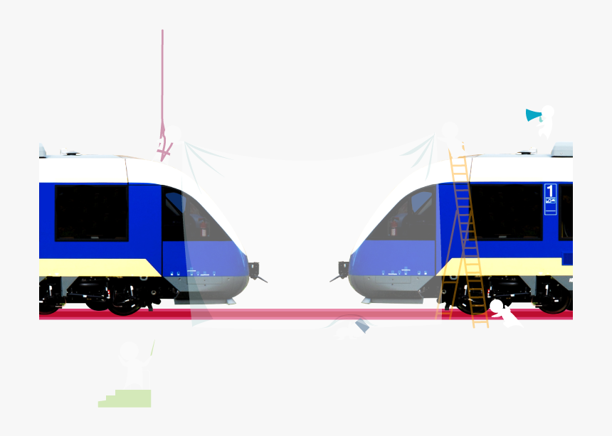 During Coupling, One Of The Two Cars Is Stationary, - Tgv, HD Png Download, Free Download