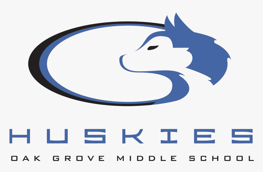 Oak Grove Middle School Huskies Logo - Graphic Design, HD Png Download, Free Download