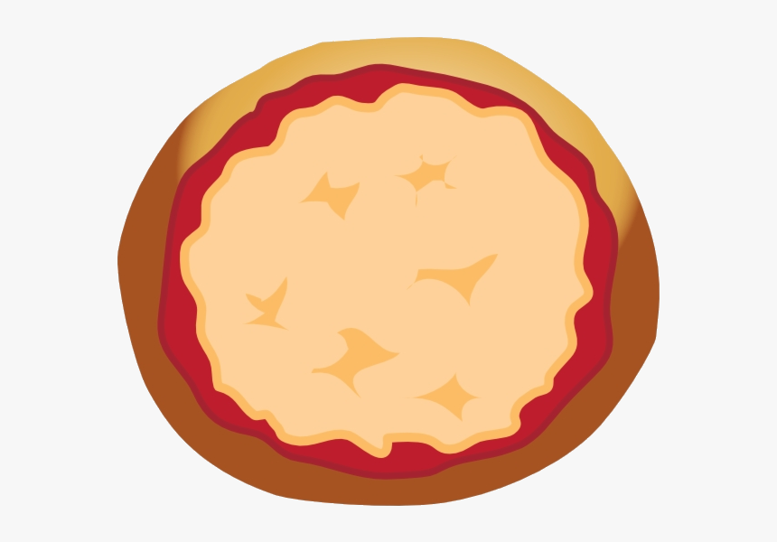 Pizza Cheese Clipart Plain Clip Art At Clker Transparent - Whole Cheese Pizza Clipart, HD Png Download, Free Download