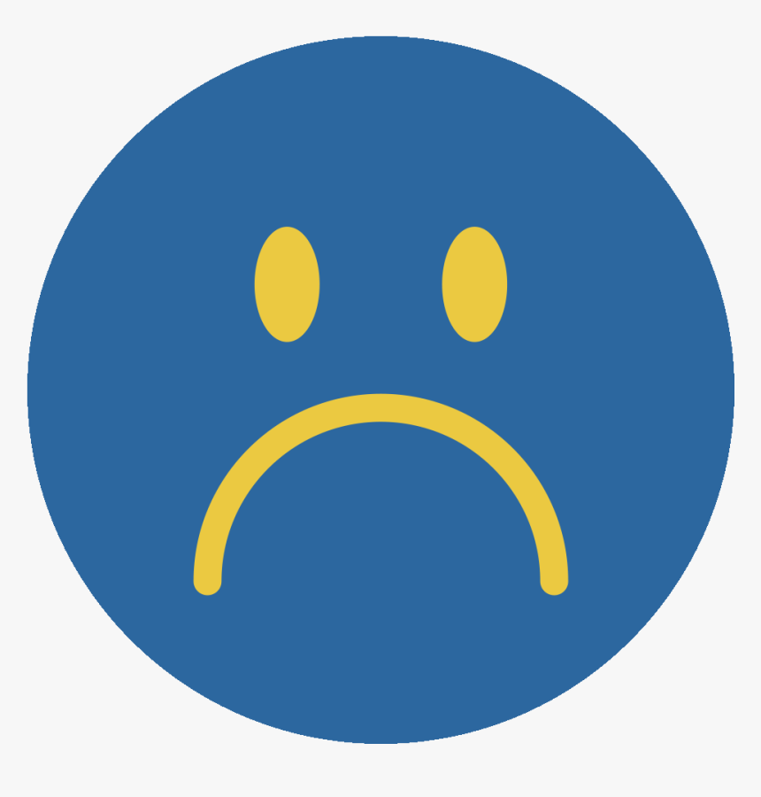 Sad Face Sticker By Refinery29 - Circle, HD Png Download, Free Download