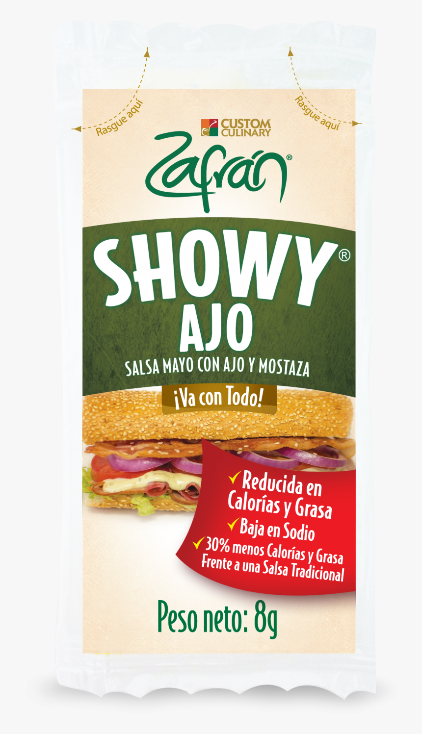 Showy Ajo Sachet 8g Cara - Convenience Food, HD Png Download, Free Download