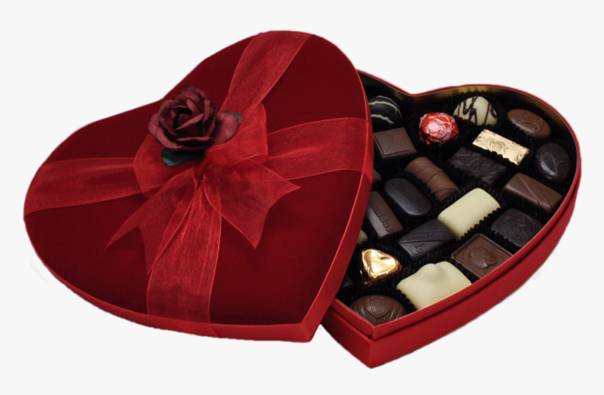 Valentine"s Day Leonidas Chocolate Velvet Heart- 16oz - Heart Shaped Box Of Chocolates Png, Transparent Png, Free Download