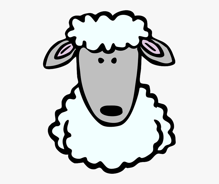 Sheep Head Clip Art, HD Png Download, Free Download