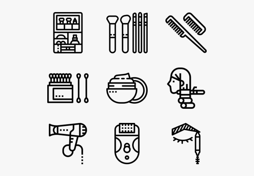 Beauty - Drawing Icons, HD Png Download, Free Download