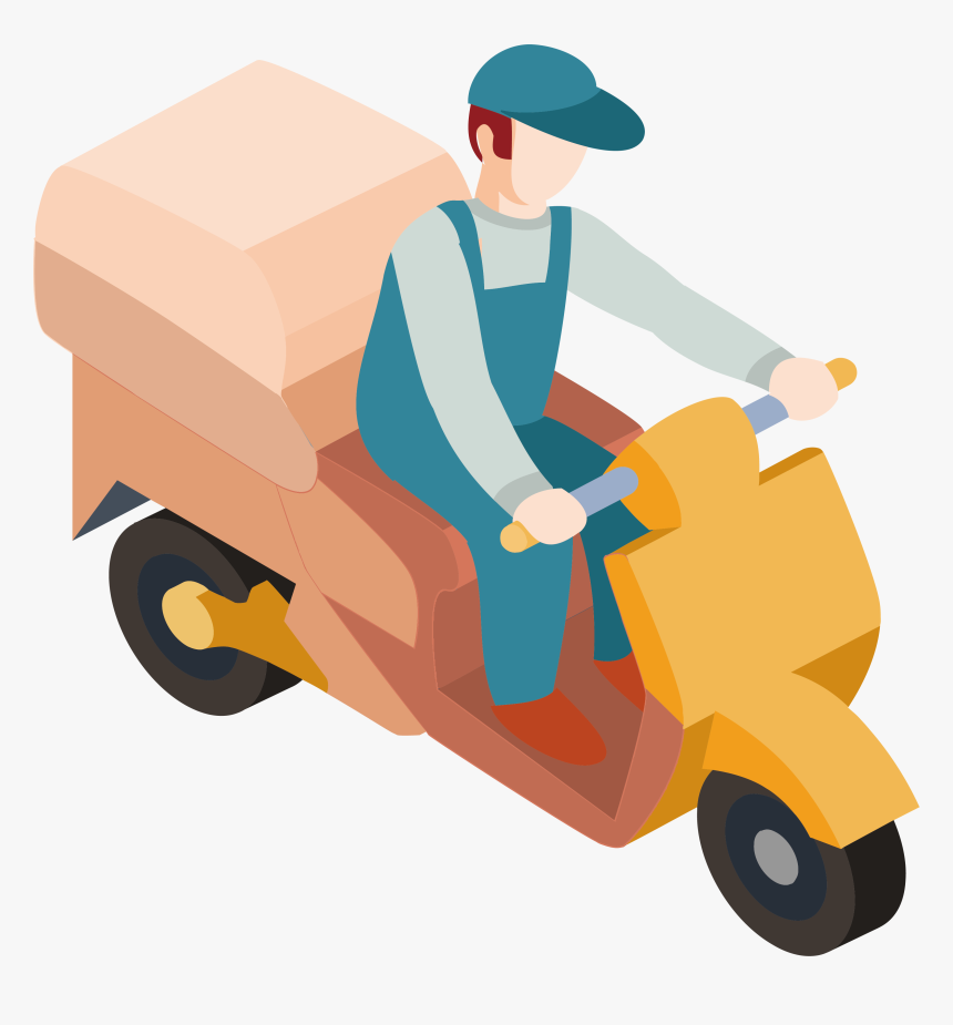 Clip Art Delivery Man Clipart - Delivery Boys Png, Transparent Png, Free Download