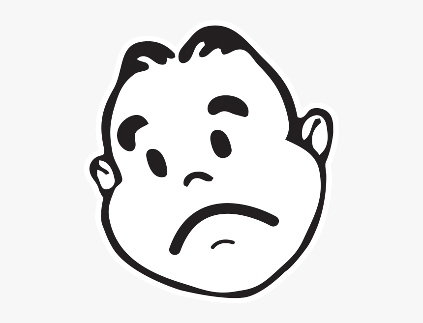The Sad Face Of The Glum Guy, HD Png Download, Free Download