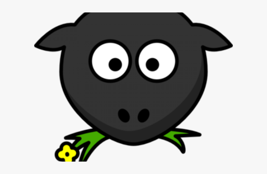 Sheep Head Cliparts - Cartoon Sheep, HD Png Download, Free Download