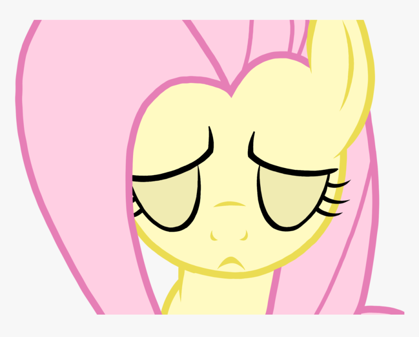 Fluttershy Sad Face , Png Download - Cartoon, Transparent Png, Free Download