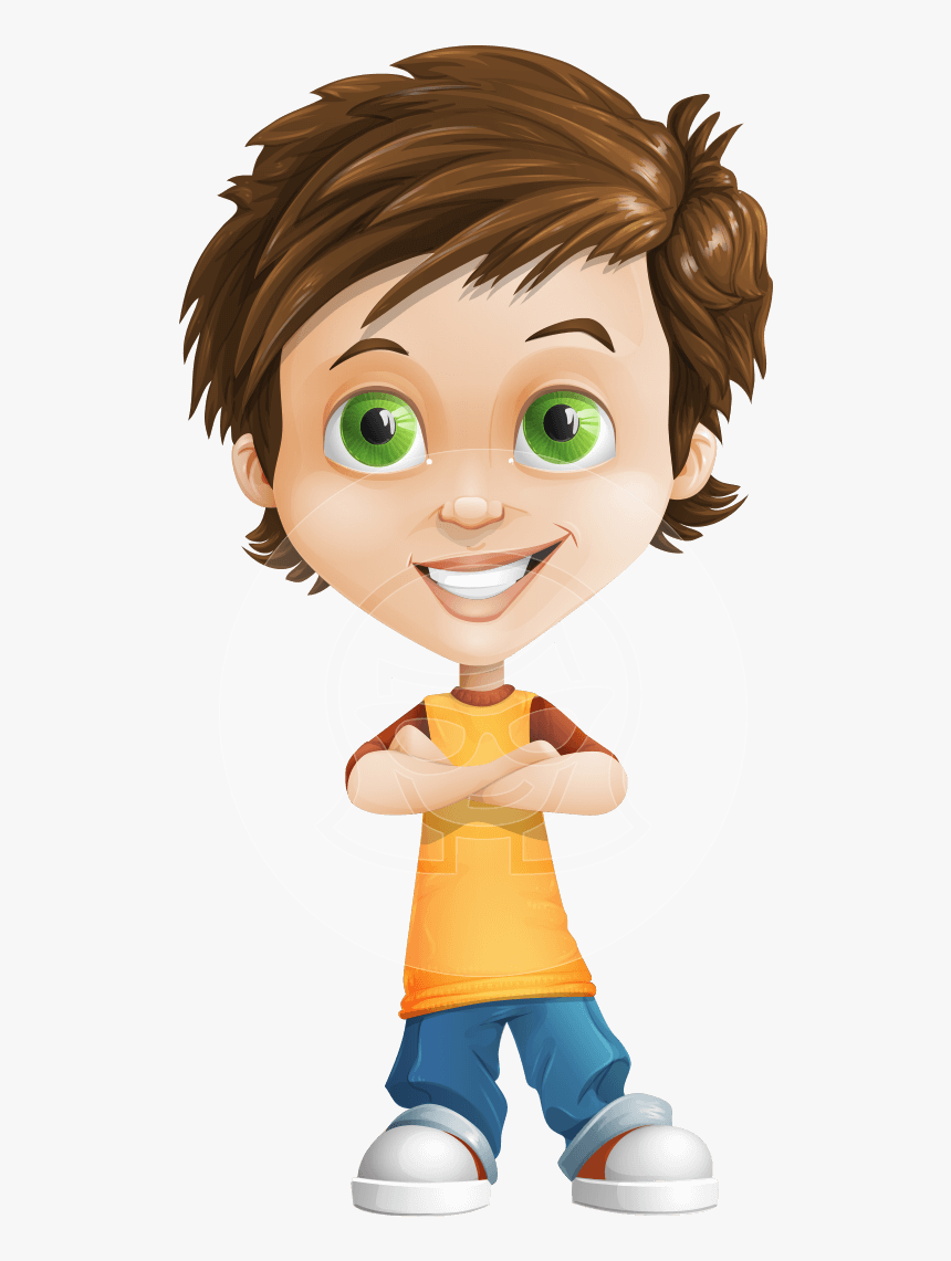 Cartoon Boy Rolling His Eyes, HD Png Download, Free Download