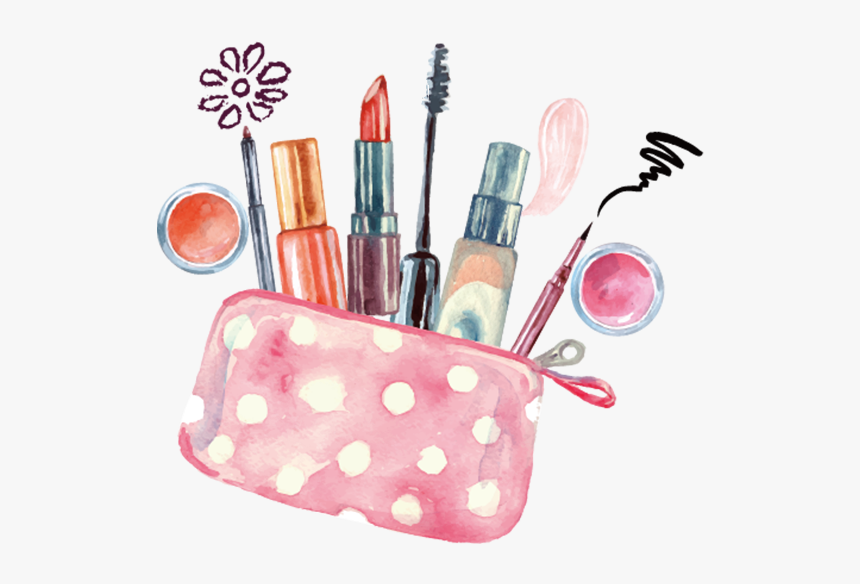 Makeup-brushes - Make Up Watercolor Png, Transparent Png, Free Download