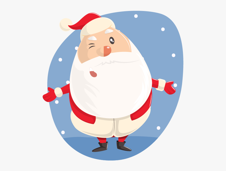Cute Santa Claus - Illustration, HD Png Download, Free Download