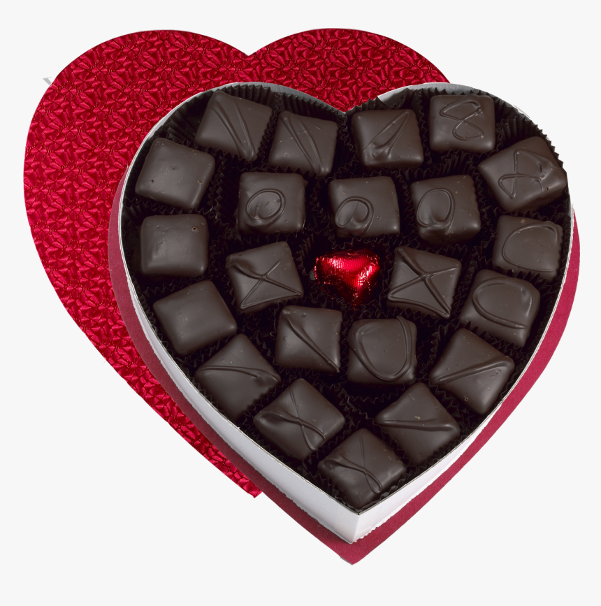 Heart Shaped Chocolate Box Png, Transparent Png, Free Download