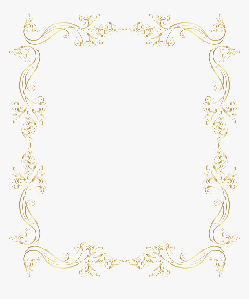 Floral Border Png, Transparent Png, Free Download