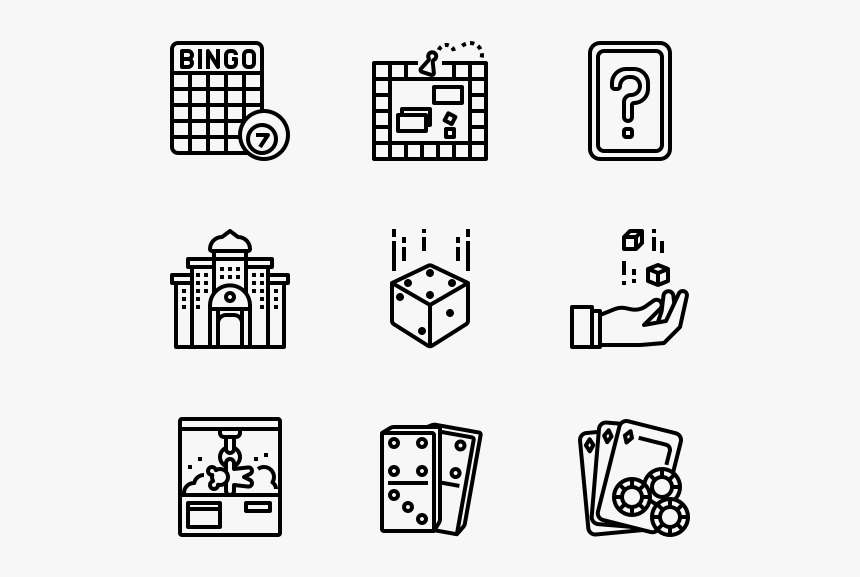 Gaming Gambling - Real Estate Services Icons, HD Png Download, Free Download