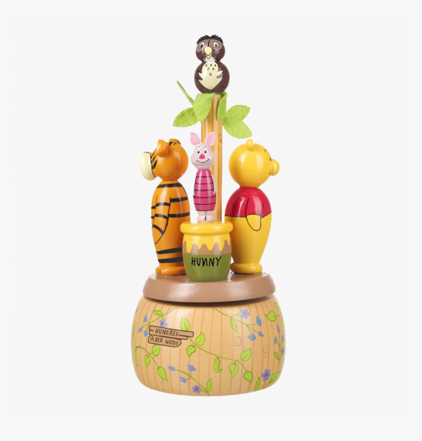 Winnie The Pooh Musical Carousel - Orange Tree Winnie The Pooh Carousel, HD Png Download, Free Download