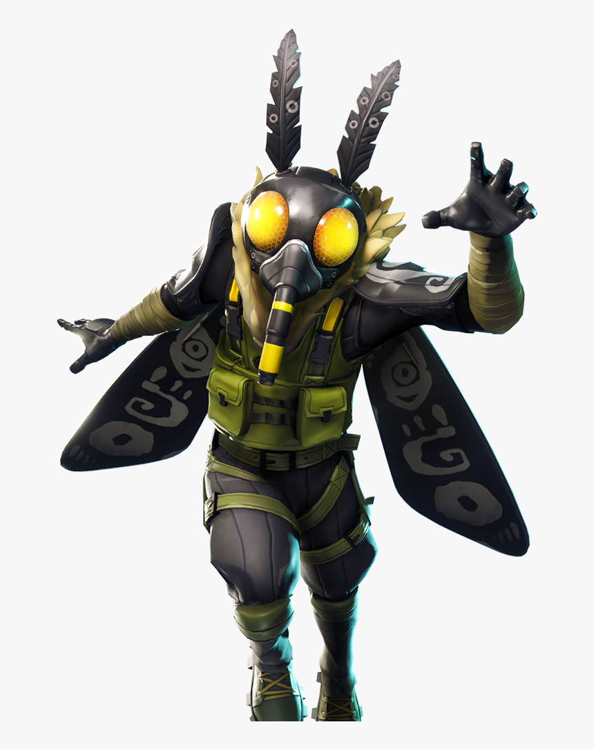 Fortnite Battle Royale Character Png - Fortnite Moth Skin, Transparent Png, Free Download