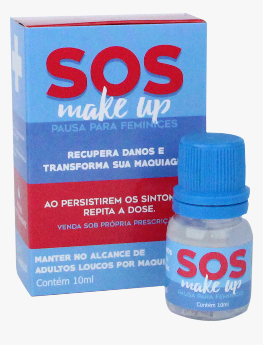 Sos Make Up Recuperador De Maquiagem - Plastic Bottle, HD Png Download, Free Download